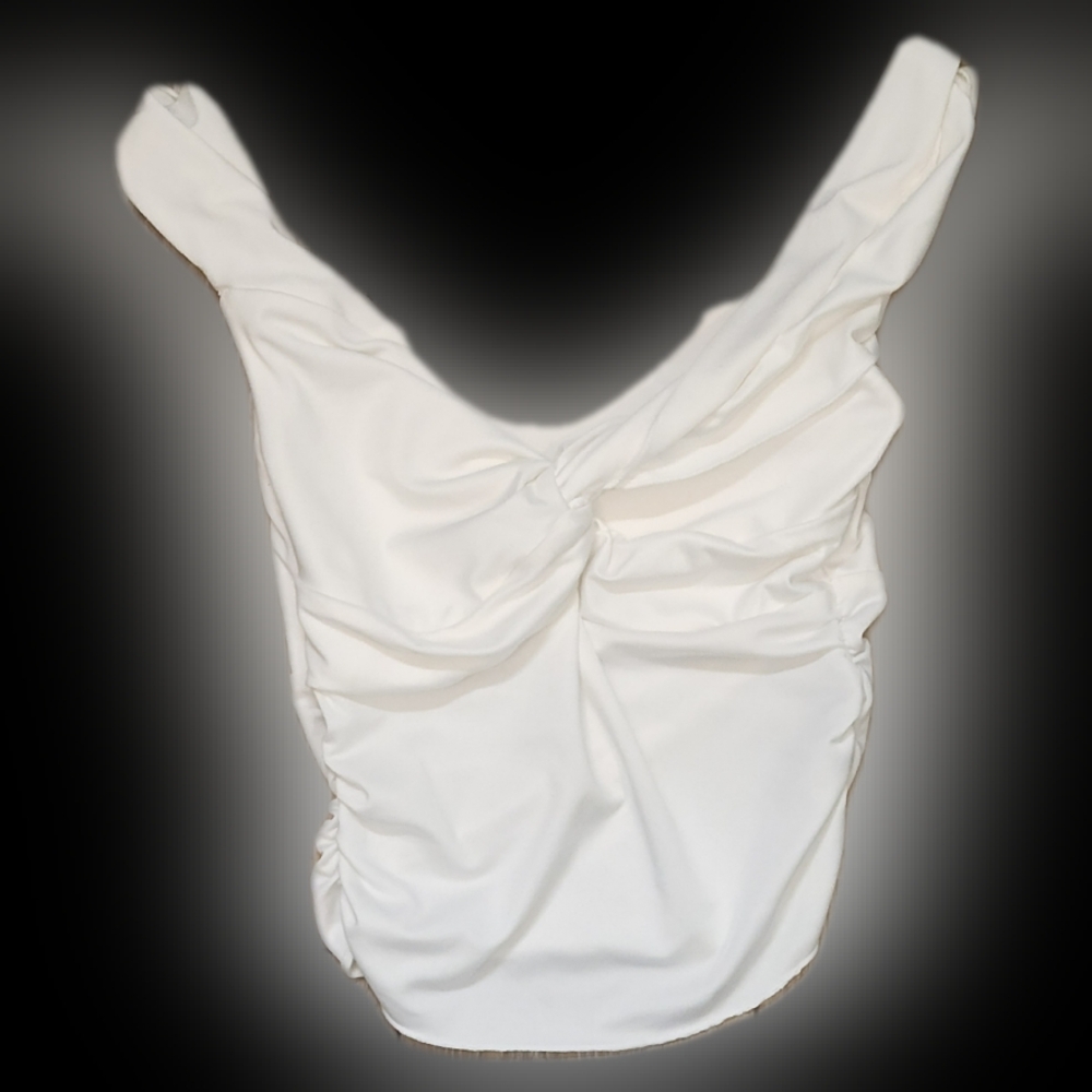 #K52 SHEIN Girls White Sleeveless Halter
